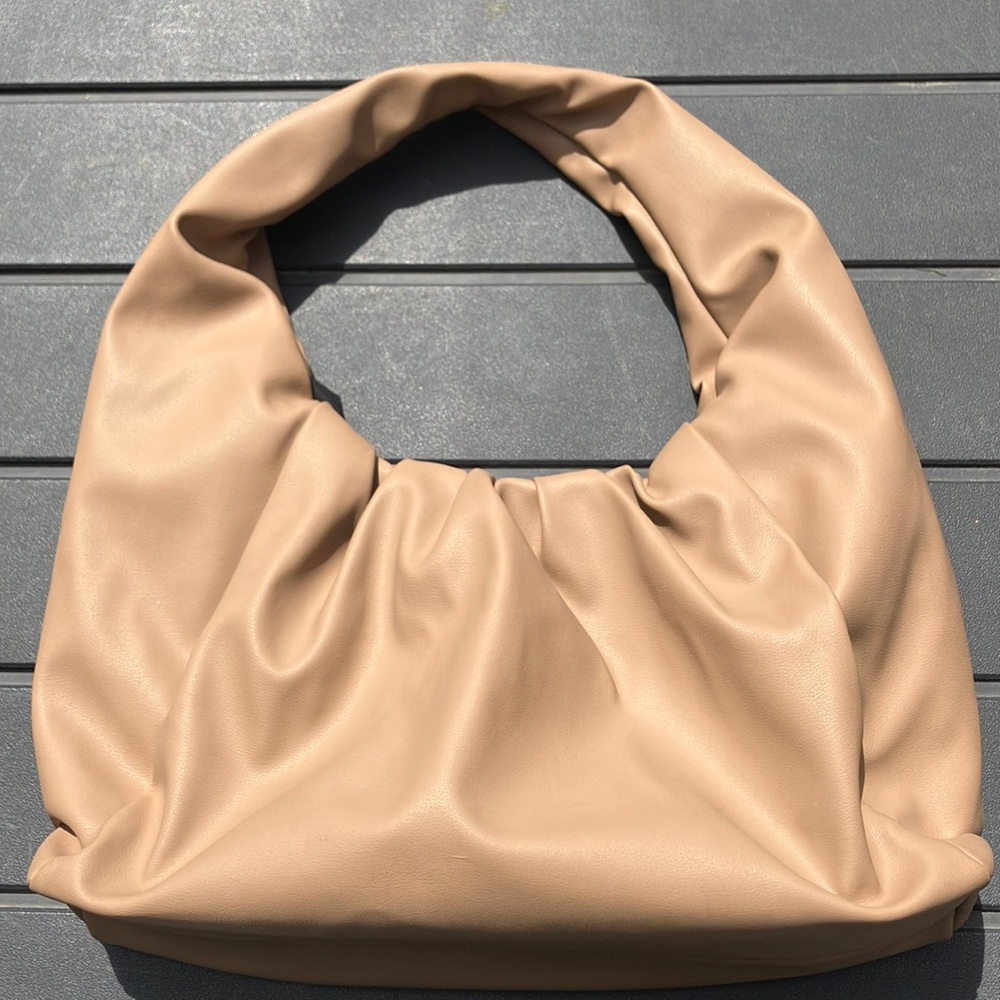 3/$20 Faux Leather Purse Neutral Tan Color Vegan